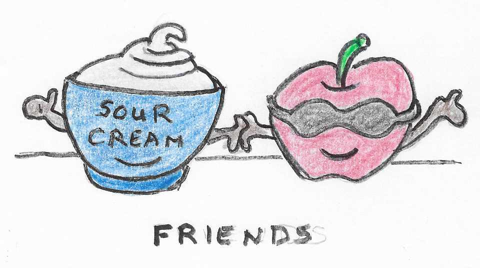 Sour Cream Apple Pie Historic Union County